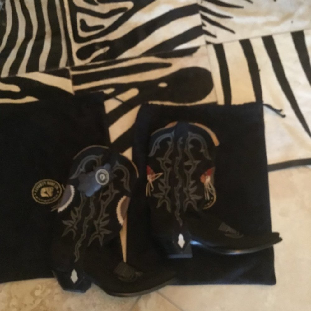 Liberty Boot Company Indian head embroidered  cowboy Boots size 11M 13W New